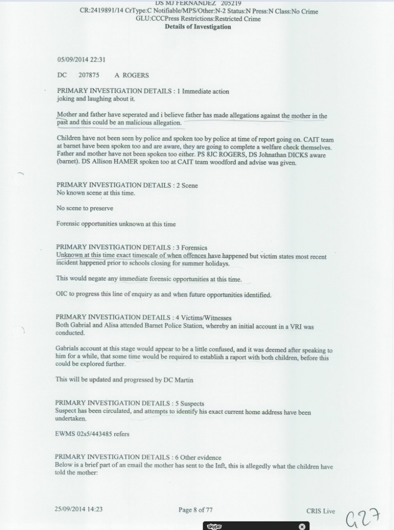 Evidence Files 1 The Hampstead Cover Up Exposed Justice and Child